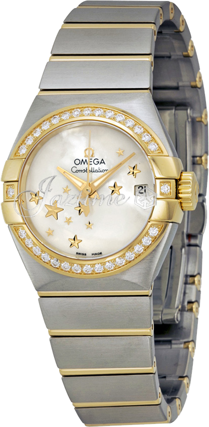 OMEGA 123.25.27.20.05.001 CONSTELLATION CO-AXIAL 27mm STEEL AND YELLOW GOLD - BRAND NEW
