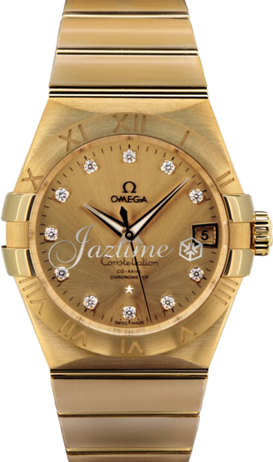 OMEGA 123.50.38.21.58.001 CONSTELLATION CO-AXIAL 38mm YELLOW GOLD - BRAND NEW