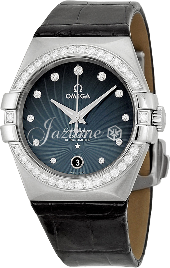 OMEGA 123.18.35.20.56.001 CONSTELLATION CO-AXIAL 35mm STEEL BRAND NEW