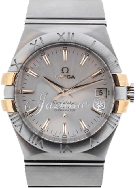 OMEGA 123.20.35.20.02.003 CONSTELLATION CO-AXIAL 35mm STEEL AND GOLD - BRAND NEW