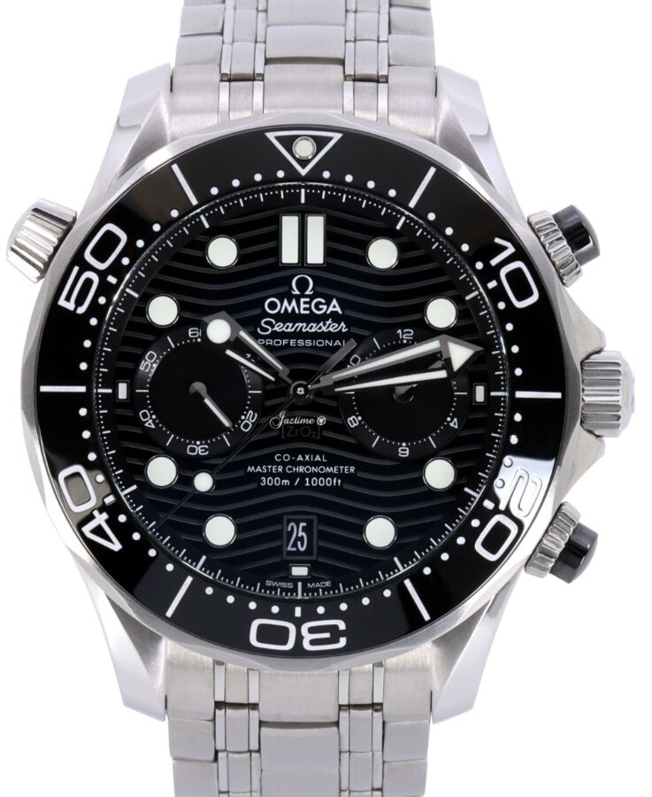 Omega Seamaster Diver 300M 44mm Steel Black Dial  210.32.44.51.01.001 - PRE OWNED