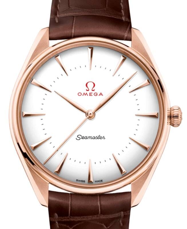 Omega Seamaster Olympic Official Timekeeper 39.5mm Sedna Gold White Dial Leather Strap 522.53.40.20.04.003