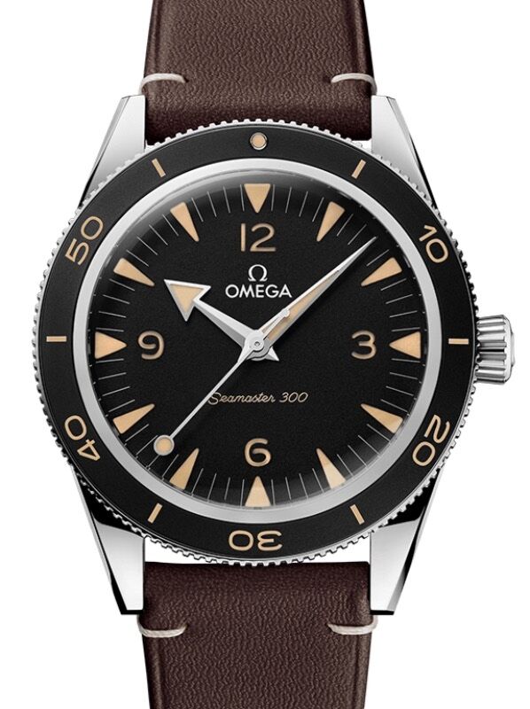Seamaster with leather strap deals