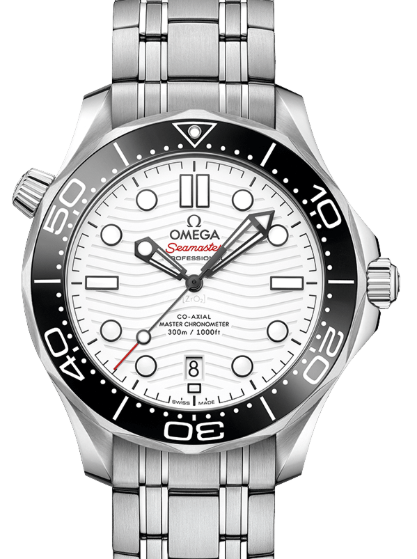 Omega Seamaster Diver 300m 42mm Steel White Dial 210.30.42.20.04.001