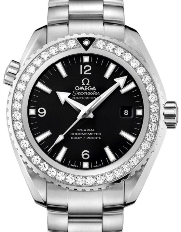 Omega Seamaster Planet Ocean 600M 45.5mm Steel/Diamond Black Dial 232.15.46.21.01.001