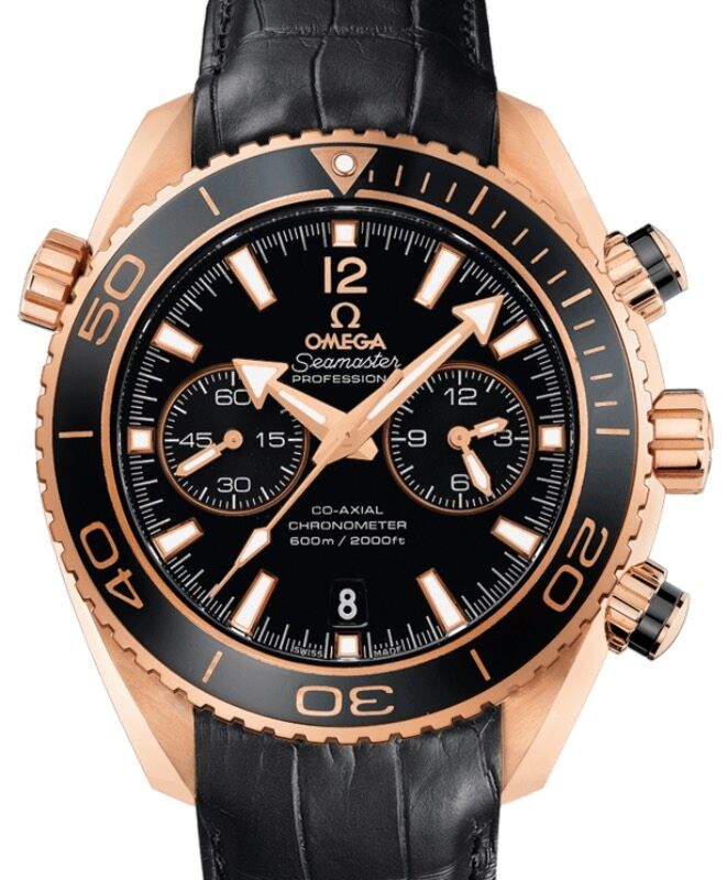 Omega Seamaster Planet Ocean 600M Chronograph 45.5mm Red Gold Black Dial 232.63.46.51.01.001