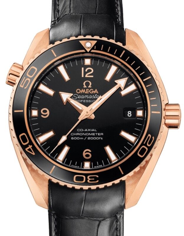 Omega Seamaster Planet Ocean 600M 42mm Red Gold Black Dial 232.63.42.21.01.001