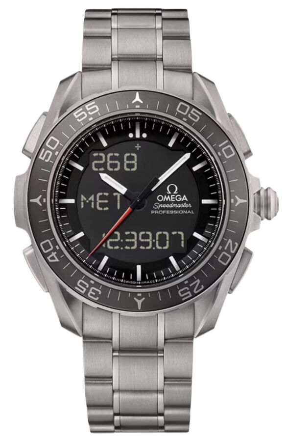 Omega Speedmaster Instruments Skywalker X-33 45mm Titanium Black Dial 318.90.45.79.01.001