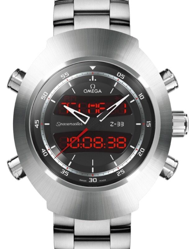 Omega Speedmaster Instruments Spacemaster Z-33 Chronograph 43x53mm Titanium Black Dial Bracelet 325.90.43.79.01.001 - BRAND NEW