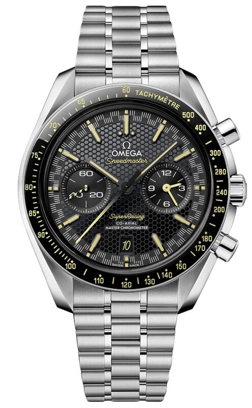 Omega Speedmaster Two Counters Super Racing 44.25mm Steel Black Dial 329.30.44.51.01.003