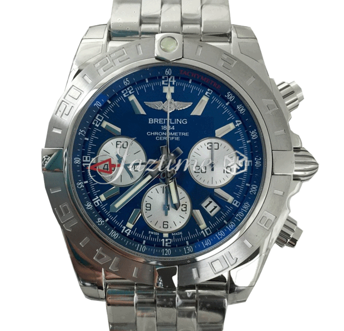 BREITLING AB042011|C851|375A CHRONOMAT 44MM GMT STAINLESS STEEL BRAND NEW
