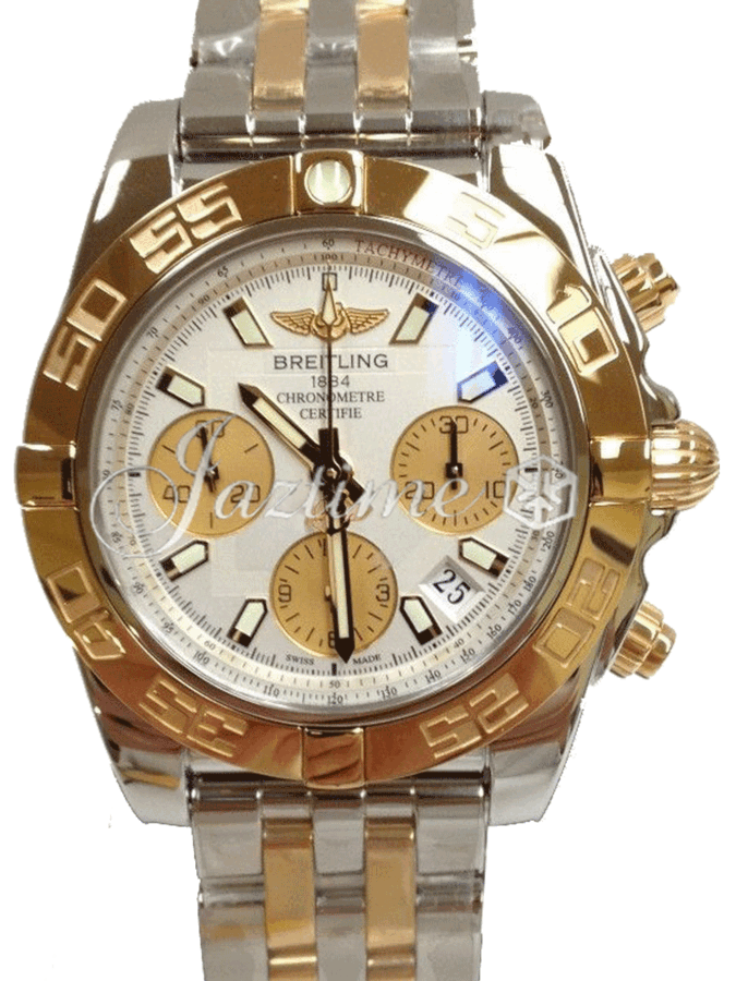 BREITLING CB014012|G713|378C CHRONOMAT 41MM 18K ROSE GOLD STAINLESS STEEL BRAND NEW