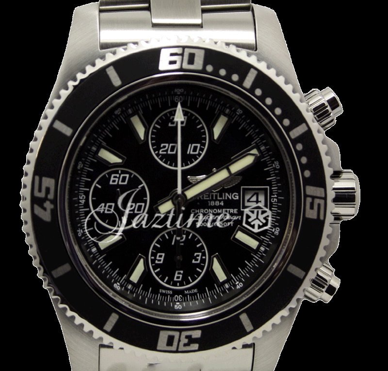BREITLING A1334102|BA85|162A SUPEROCEAN CHRONOGRAPH 44MM STAINLESS STEEL - BRAND NEW
