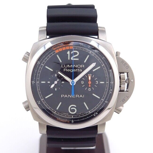 Panerai Luminor Regatta Chrono Flyback Titanium 47mm Black Dial PAM00526