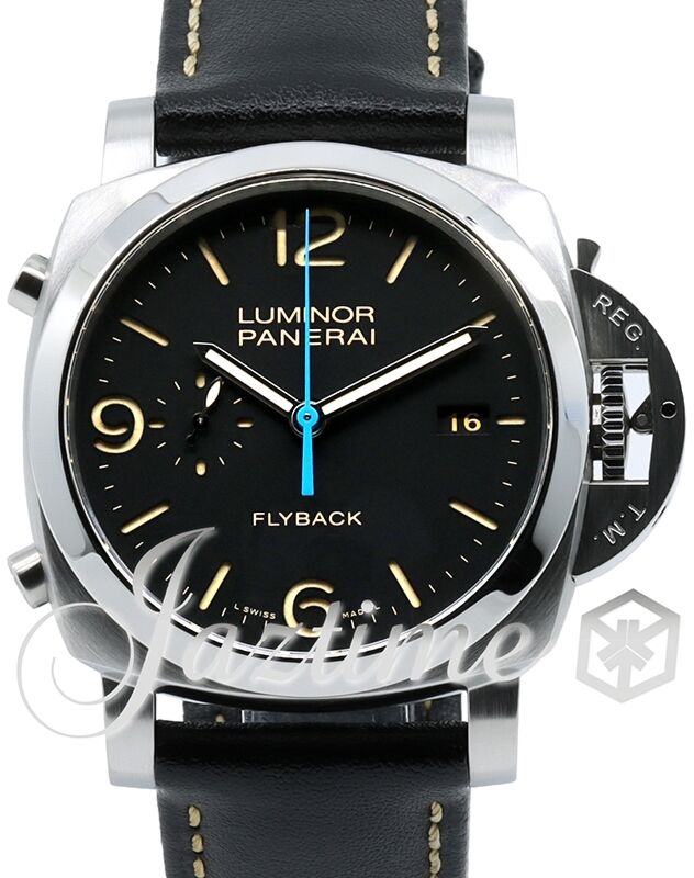 Panerai Luminor Chrono Flyback Stainless Steel 44mm Black Dial PAM00524 - PRE-OWNED