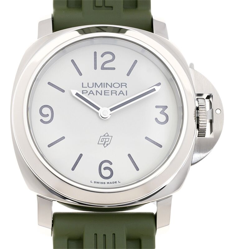 Panerai Luminor Base Logo Steel 44mm White Dial PAM01087