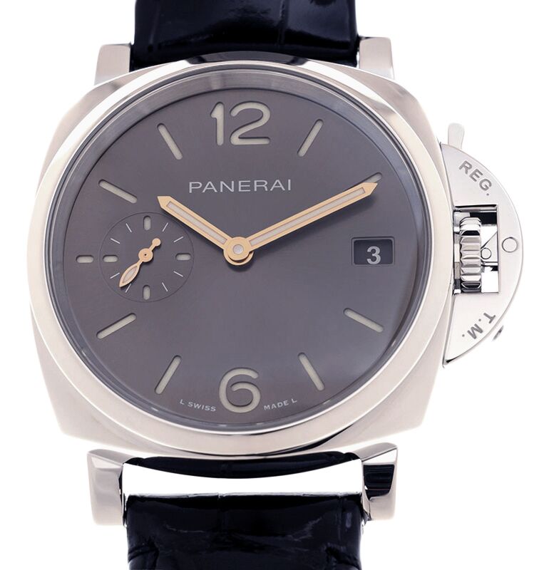 Panerai Luminor Due Steel 38mm Anthracite Grey Dial PAM01247
