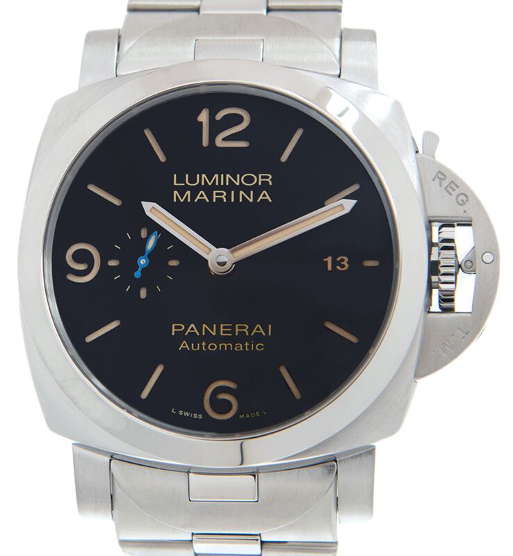 Panerai Luminor Marina Steel 44mm Black Dial PAM00723