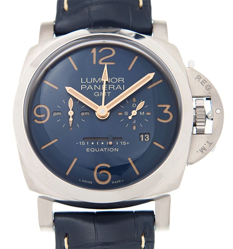 Panerai Luminor Equation of Time Titanium 47mm Blue Dial PAM00670