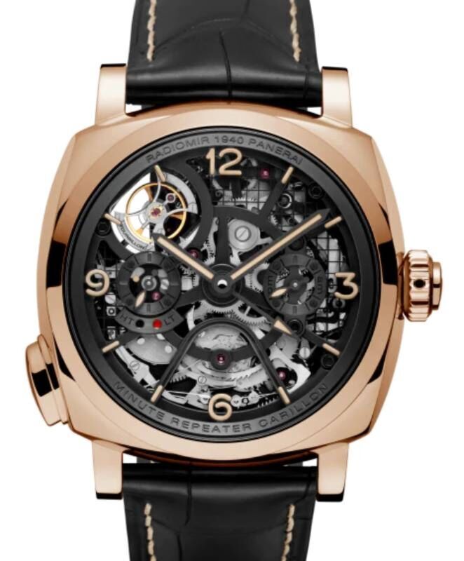 Panerai Radiomir Minute Repeater Tourbillon GMT Goldtech 49mm PAM00600 - BRAND NEW