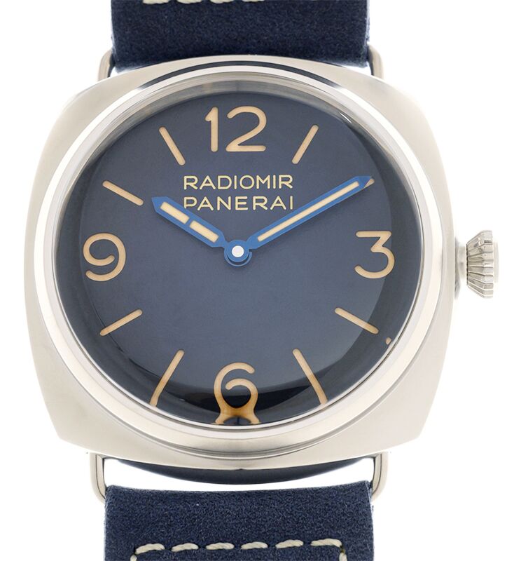 Panerai Radiomir Tre Giorni Steel 45mm Blue Dial PAM01335