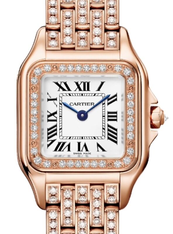 Panthere de Cartier Small Quartz Rose Gold/Diamonds WJPN0061