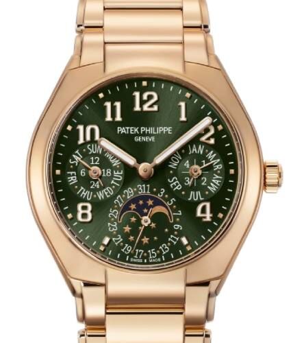 Patek Philippe Twenty~4 Selfwinding Perpetual Calendar Rose Gold 36mm Olive Green Dial 7340-1R-010 - BRAND NEW