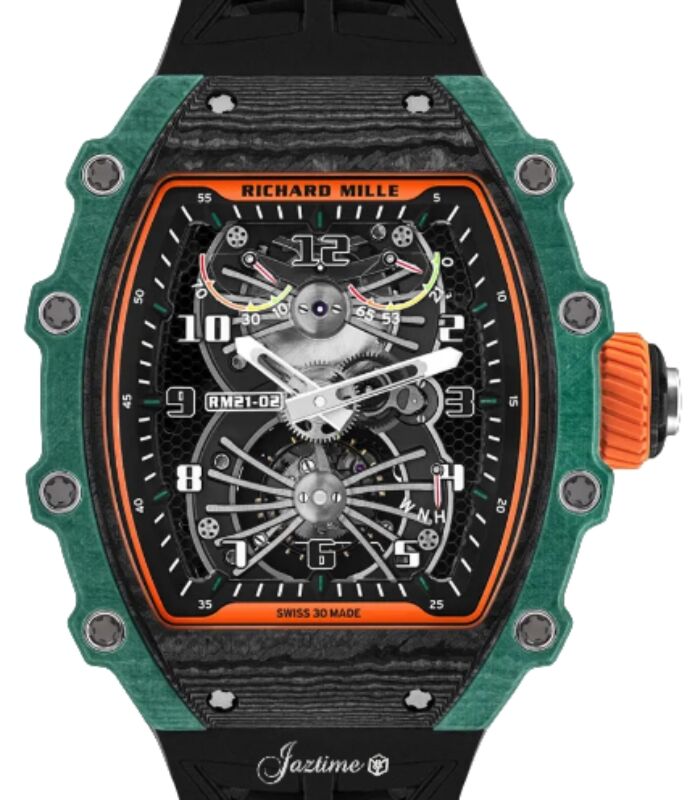 Richard Mille Manual Winding Tourbillon Aerodyne Quarts TPT/Carbon TPT/Titanium RM 21-02 - BRAND NEW