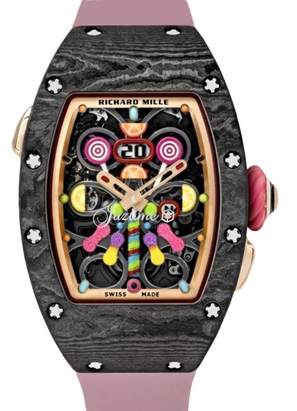 Richard Mille Automatic Cerise Carbon TPT RM 37-01