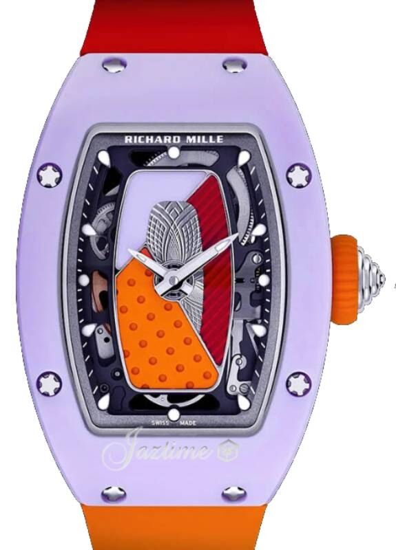 Richard Mille Automatic Winding Coloured Ceramic Pastel Lavender RM 07-01 - BRAND NEW