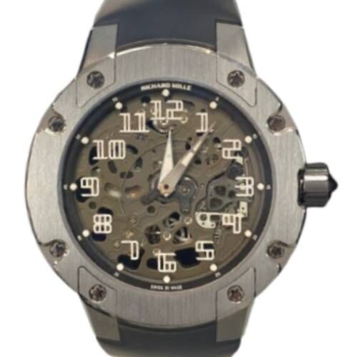 Richard Mille Automatic Winding Extra Flat Titanium Arabic RM 033