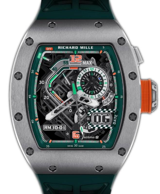 Richard Mille Le Mans Classic Green Quartz TPT/ Titanium RM 30-01 - BRAND NEW