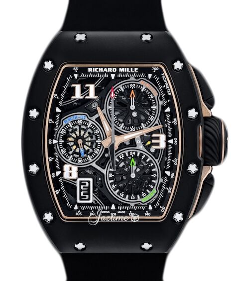 Richard Mille Lifestyle Flyback Chronograph Black Ceramic RM 72-01 - BRAND NEW