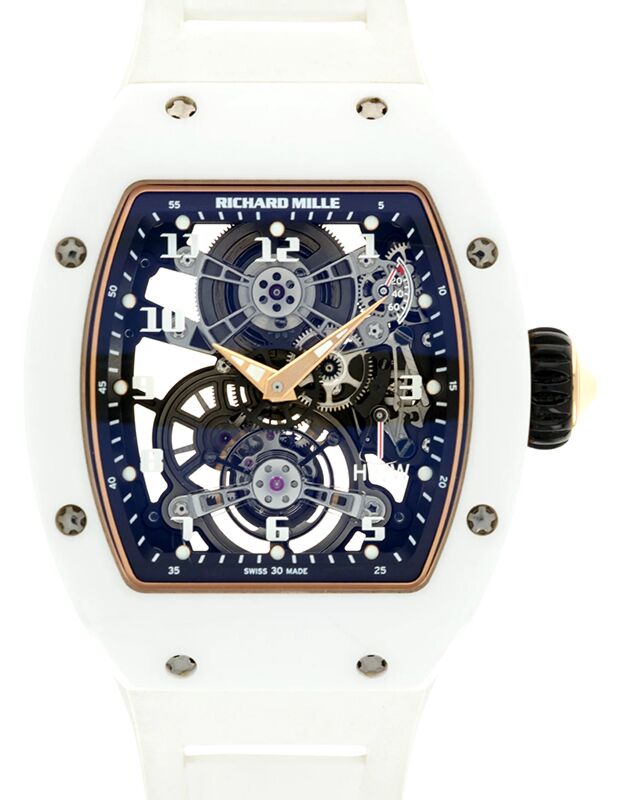 Richard Mille Manual Winding Tourbillon White Carbon TPT RM 17-01