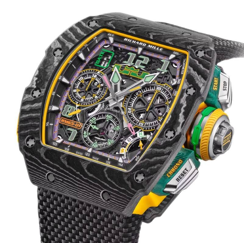 Richard Mille Split-Seconds Chronograph LeBron James Carbon TPT/Quartz TPT RM65-01 - BRAND NEW