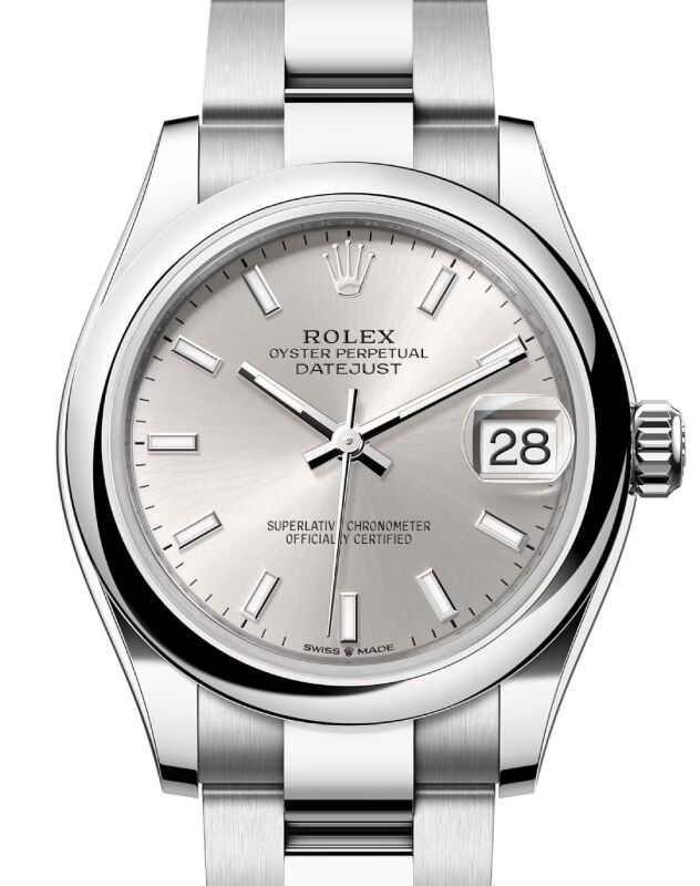 Rolex Datejust 31 Stainless Steel Silver Index Dial & Domed Bezel Oyster Bracelet 278240 - BRAND NEW