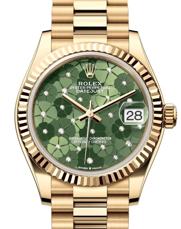 Rolex Datejust 31 President White Gold White Mother of Pearl