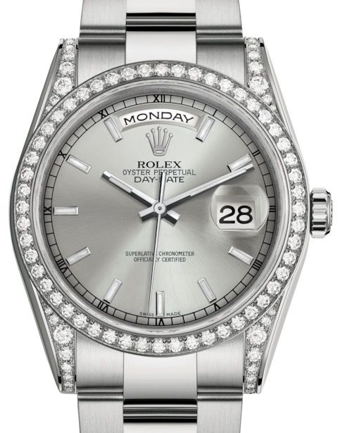 Silver Dial Rolex Day Date 36 Watches ON SALE