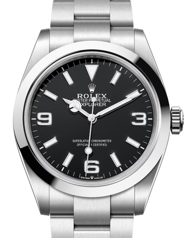 Rolex Explorer 40 Stainless Steel Black Arabic Index Dial 224270 - PRE OWNED