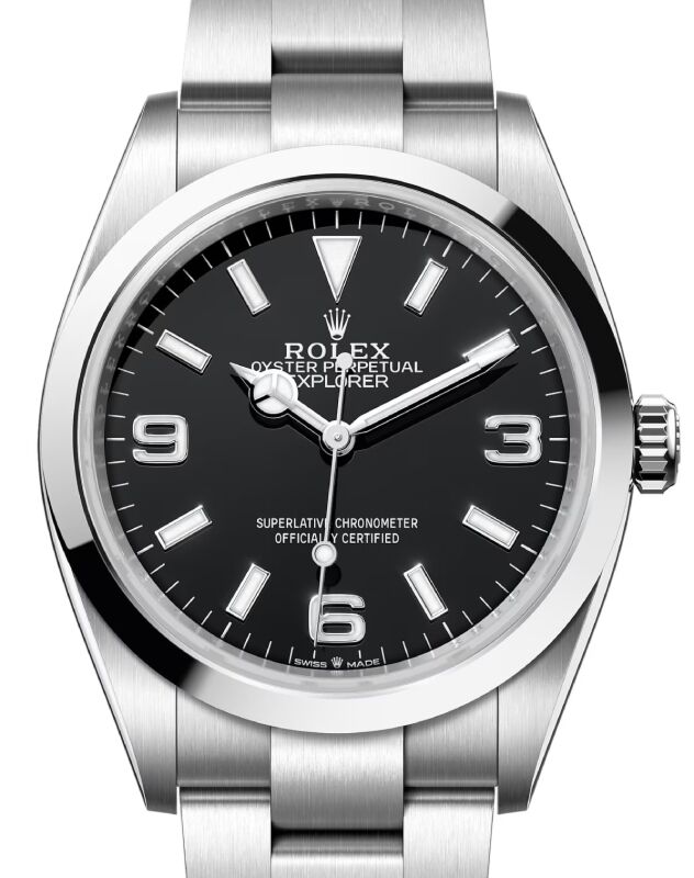 Rolex Explorer I Steel 36mm Black Dial 124270 - BRAND NEW