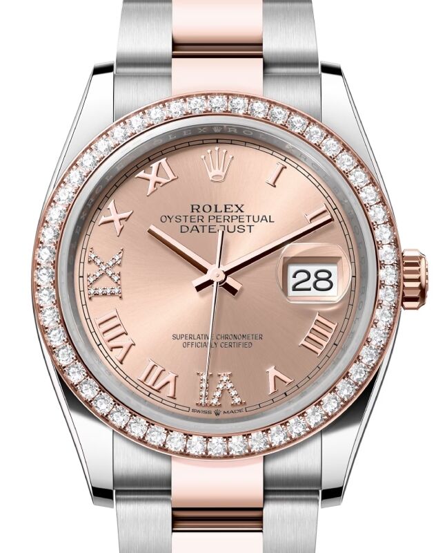 Rolex datejust 36 rose gold hotsell