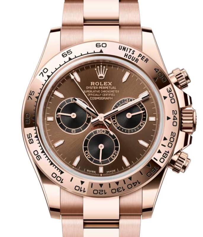 Rolex Daytona Rose Gold Chocolate/Black Dial Oyster Bracelet 126505 - PRE OWNED