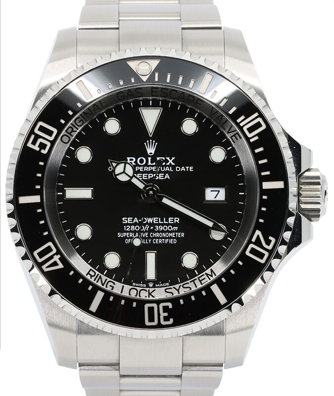 Rolex Deepsea Stainless Steel Black 44mm Dial & Ceramic Bezel 126660 - PRE-OWNED