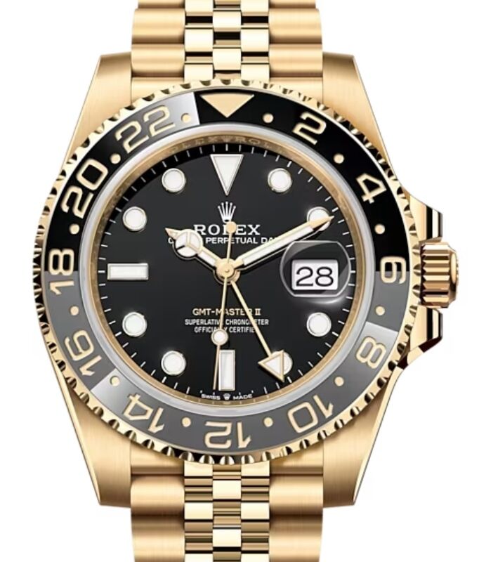 Gmt master yellow gold discount