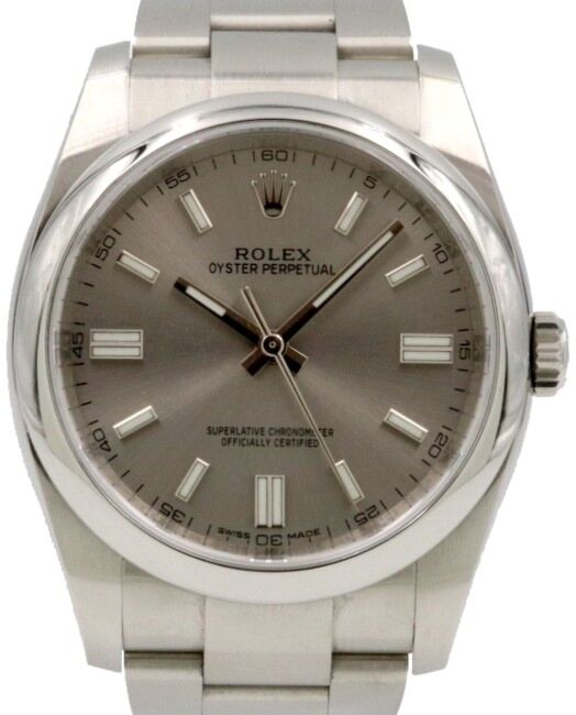 Rolex Oyster Perpetual 36 Stainless Steel Silver Index Dial & Domed Bezel Oyster Bracelet 116000 - PRE-OWNED