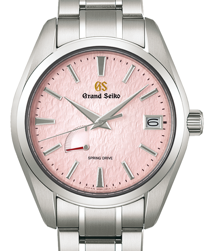 Grand Seiko Heritage Caliber 9R 20th Anniversary Titanium "Snowflake" Pink Dial SBGA497 - BRAND NEW