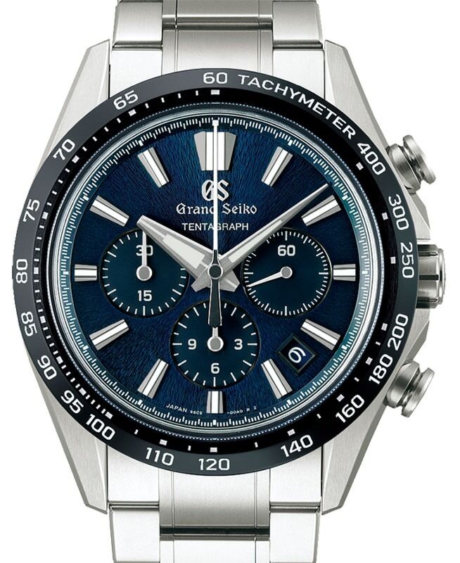 Grand Seiko Evolution 9 Chronograph Manual-Winding Titanium Blue Dial SLGC001 - BRAND NEW