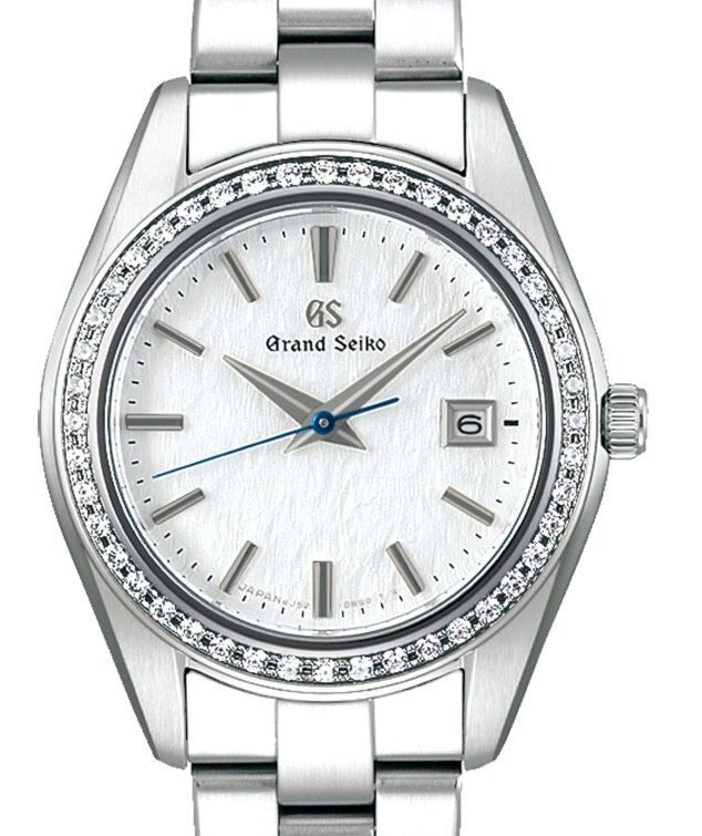 Grand Seiko Heritage Refined Quartz Diamond Steel Hotaka "Snowflake" White Dial STGF385 - BRAND NEW