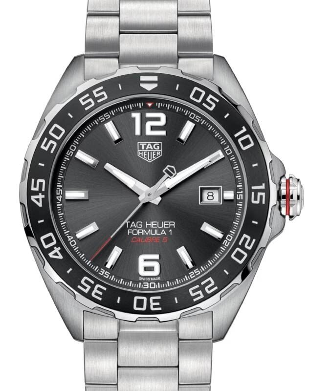 Tag Heuer Formula 1 Stainless Steel/Ceramic 43mm Grey Dial WAZ2011.BA0842 - BRAND NEW