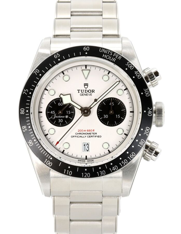 Tudor Black Bay Chrono Steel Silver Dial 41mm Bracelet M79360N-0002